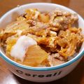 あきつま（杏花☆）'s cooksnap of when they made 簡単！豚肉とキムチのピリ辛卵とじ丼ぶり.