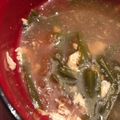 1035's cooksnap of when they made からだポカポカ！ニラ玉トマトスープ.