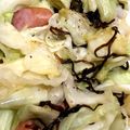 はに333's cooksnap of when they made キャベツとウインナーの塩こんぶ炒め.