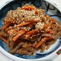 ゆみらんたん's cooksnap of when they made きんぴらこんにゃく#ダイエット#糖質制限.