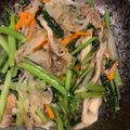 ロリポップ☆'s cooksnap of when they made 小松菜とひき肉の春雨炒め.
