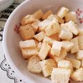 ぐでまる。's cooksnap of when they made 【離乳食 手づかみ】きな粉パン.