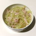 ププぞう's cooksnap of when they made 白ゴーヤとハムの中華サラダ！.