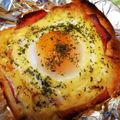料理初心者あぃ☆'s cooksnap of when they made トースターで簡単★ベーコンエッグトースト.