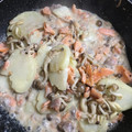 クックNP9ISV☆'s cooksnap of when they made マヨが決め手☆鮭ポテトのほろほろミルク煮.