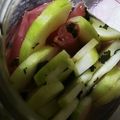 ふぁんたにゃん's cooksnap of when they made 白瓜とみょうがのサッパリ酢の物.