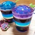 ぽめchan's cooksnap of when they made 色が変わる紫陽花ゼリーパフェ.