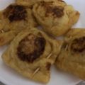 もきち☆'s cooksnap of when they made キャベツともやしとえのき入り☆薄上げ巾着.