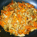三人の天使ママ☆'s cooksnap of when they made ごぼうと鶏皮のきんぴら☆.