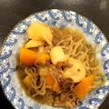 kokoli's cooksnap of when they made 肉じゃが めんつゆ 圧力鍋 牛丼も同時に.