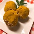 Piyorio's cooksnap of when they made 栗そっくり！？ カボチャの茶巾しぼり.