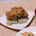 a2019's cooksnap of when they made こんにゃくのシソ味噌マヨ田楽.