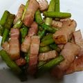 クックVWMBGU☆'s cooksnap of when they made アスパラとベーコンのさっと炒め.