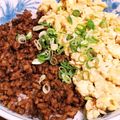 クックHZWV0G☆'s cooksnap of when they made 二色そぼろ丼.