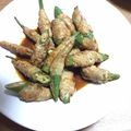 chi−ちゃん's cooksnap of when they made レンジで時短☆お弁当にオクラの豚肉巻き★.