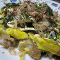ちばたま's cooksnap of when they made 野菜とたまごのお好み焼き風！？.