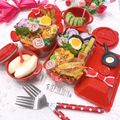 いつき♡キッチン's cooksnap of when they made キャラ弁おかず　魚肉ソーセージでリンゴ.