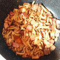 meple☆'s cooksnap of when they made 簡単✧ きのことベーコンの醤油和風パスタ.