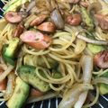 しんくんママ♡'s cooksnap of when they made めんつゆで♬きのこアボカドパスタ.