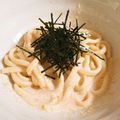 いくいくみ's cooksnap of when they made 簡単！3分でできる！明太子クリームうどん.