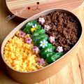 Miiyasusho's cooksnap of when they made お弁当に簡単！三色丼弁当.
