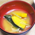 あ～ちゃんさ～ちゃん's cooksnap of when they made かぼちゃと小松菜味噌汁♪.