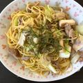 にむばすしゅたーぜん's cooksnap of when they made キャベツ・しめじ・豚肉で☆和風焼きパスタ.