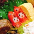 あかりか♡'s cooksnap of when they made 簡単 キャラ弁 おかず 着ぐるみ星人①.