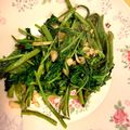☆alliona☆彡's cooksnap of when they made 空芯菜のにんにく炒め(^^)♬.