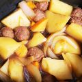 Jyohana's cooksnap of when they made 合びき肉で肉だんご入り肉じゃが.