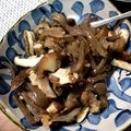 真美子's cooksnap of when they made えのきときくらげのコリコリ塩ナムル.
