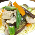 ウッシー母's cooksnap of when they made 揚げナスと豚バラの和風パスタ.