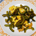 ともこキッチン's cooksnap of when they made 10分で完成♪ゴーヤ山椒の実炒め。.