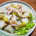 ⭐とっくん⭐'s cooksnap of when they made ★簡単★鶏肉と大根のあっさり塩煮.