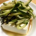 まろぴ～ぬ's cooksnap of when they made キュウリで冷奴☆.