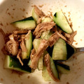 ame-ikuru's cooksnap of when they made ささみときゅうりのごま和え.