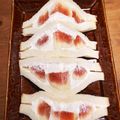 金魚のひらり's cooksnap of when they made おもてなしにも!桃のミニサンドイッチ.