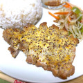 YUH♡ママ's cooksnap of when they made 豚ロースの粒マスタード焼き.