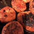 tomotoe's cooksnap of when they made 鶏つくねバーグ照り焼き風☆お弁当にも♪.