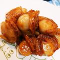 ゆま◇'s cooksnap of when they made お弁当に。ベビー帆立のはちみつ照り焼き.