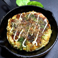 ☆GSSQHY☆'s cooksnap of when they made おひとりさまのじゃがいもでお好み焼風.