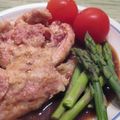 yfa's cooksnap of when they made チキンパルメザングレフルソース.