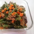 のあぷ～'s cooksnap of when they made 【簡単】いんげんと茄子の胡麻和え.