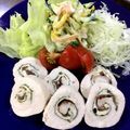 鳳蝶Ageha's cooksnap of when they made ヘルシー♪ささみの梅しそチーズロール.