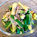 PARNELL's cooksnap of when they made ズッキーニとツナの塩昆布和え.