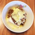 のあぐ's cooksnap of when they made 超簡単　豆腐納豆のチーズかけ.