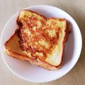 take♪aki♪'s cooksnap of when they made フレンチトースト クロックムッシュ風.