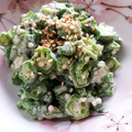 ♡こもれび♡'s cooksnap of when they made オクラわさびマヨ和え.