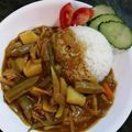 yukarianne's cooksnap of when they made 野菜だけのスパイスカレー.