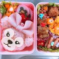 ♡もんぶらん♡'s cooksnap of when they made ダッフィー＆シェリーメイ♪キャラ弁.